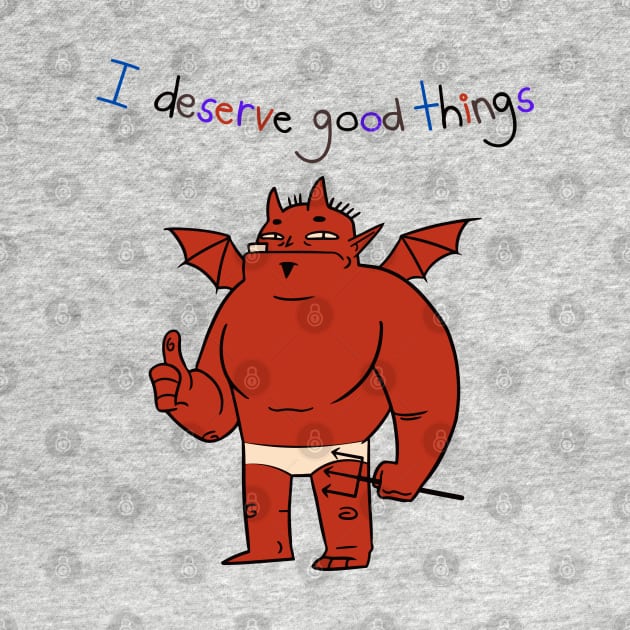 I Deserve Good Things Devil PItchfork 2 by AlmostMaybeNever